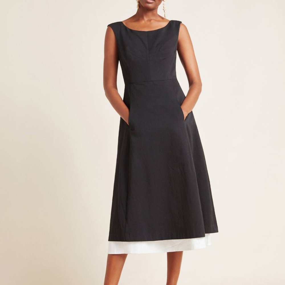 Anthropologie Maria Midi Dress